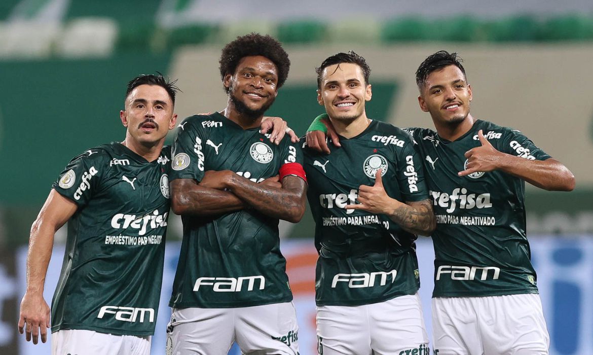 Palmeiras peca no bom futebol, mas atinge resultados. Créditos: Reproduçao Twitter