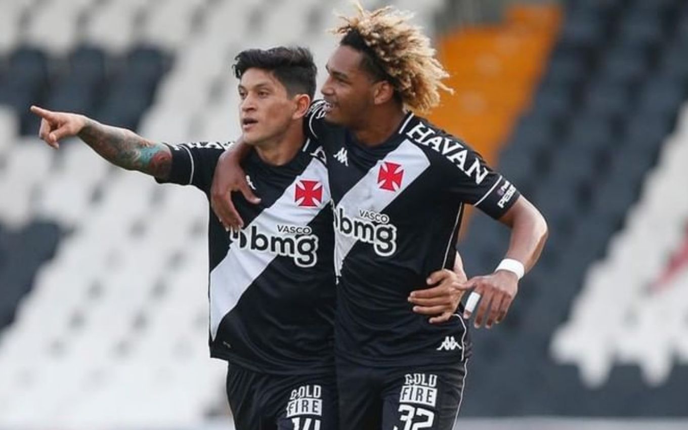 Vasco x Sampaio Correa duelam pela Série B. Créditos: Reprodução Twitter